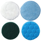 Scrubio Replacement Brush Pads (4-Pack)